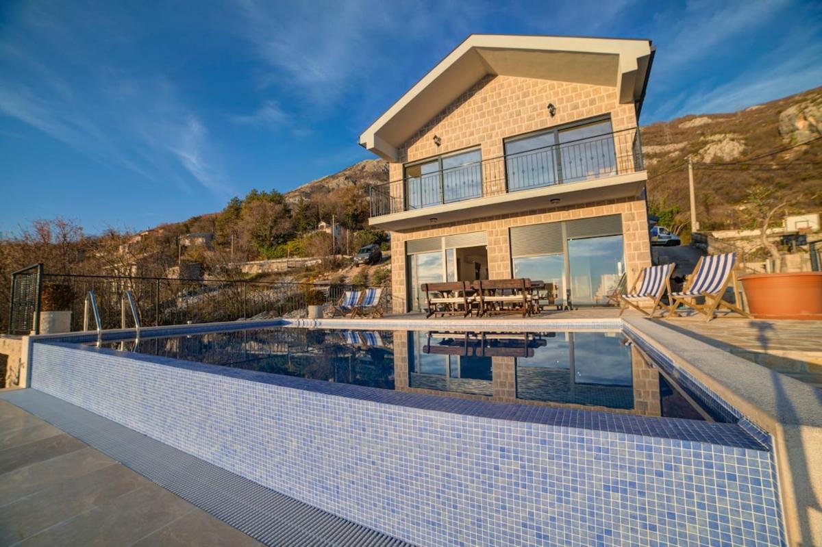 Villa Jelena With Private Pool - Lapcici บุดวา ภายนอก รูปภาพ